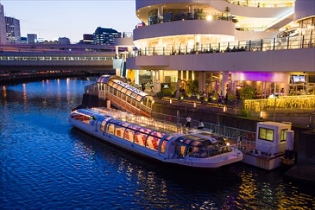 Vườn Sankei và chuyến đi trên tàu chiêm ngưỡng Yokohama được thắp sáng