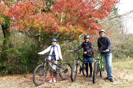 ปั่นจักรยานเสือภูเขาผ่านป่าและทะเลสาบในฮาโกเนะ image