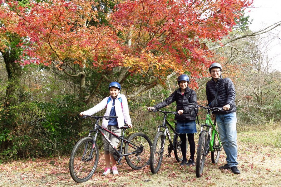 Vélo de montagne à travers les forêts et les lacs de Hakone