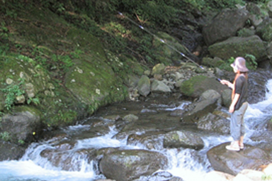 Trout Fishing and BBQ in Hyuga Gorge