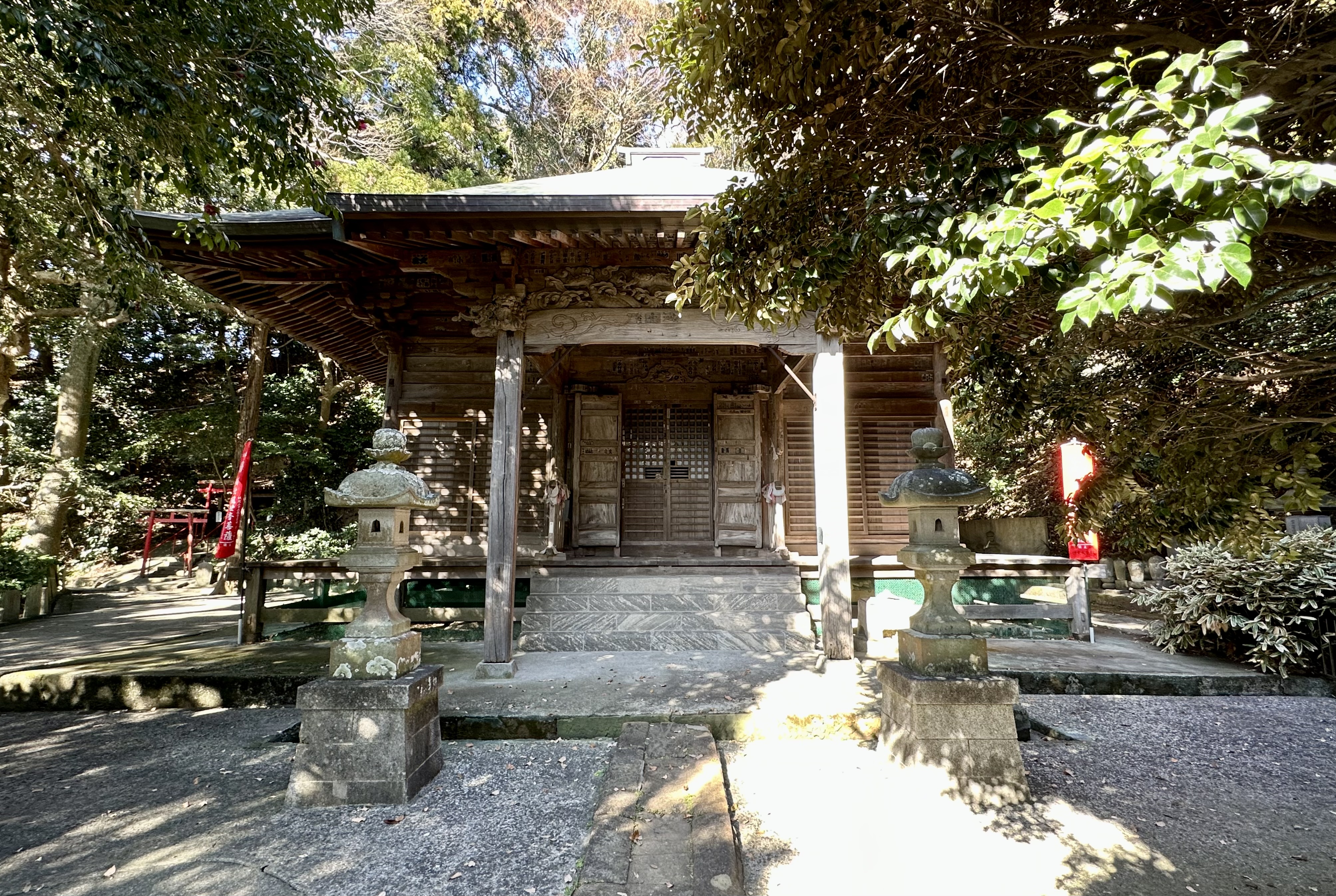 L ` ancien hall principal du temple Ganden-ji