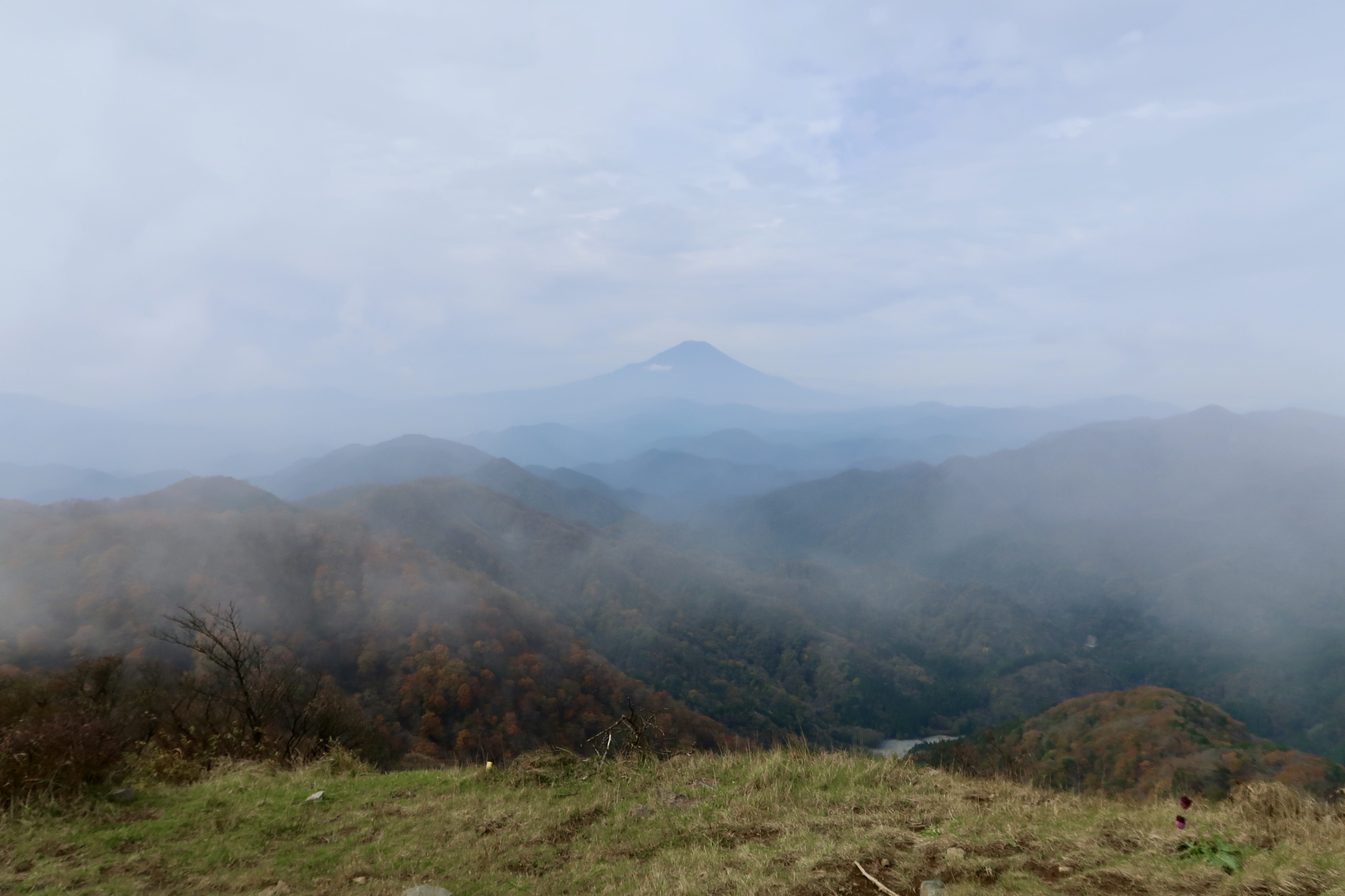 Mt. Fuji before the clouds rolled in