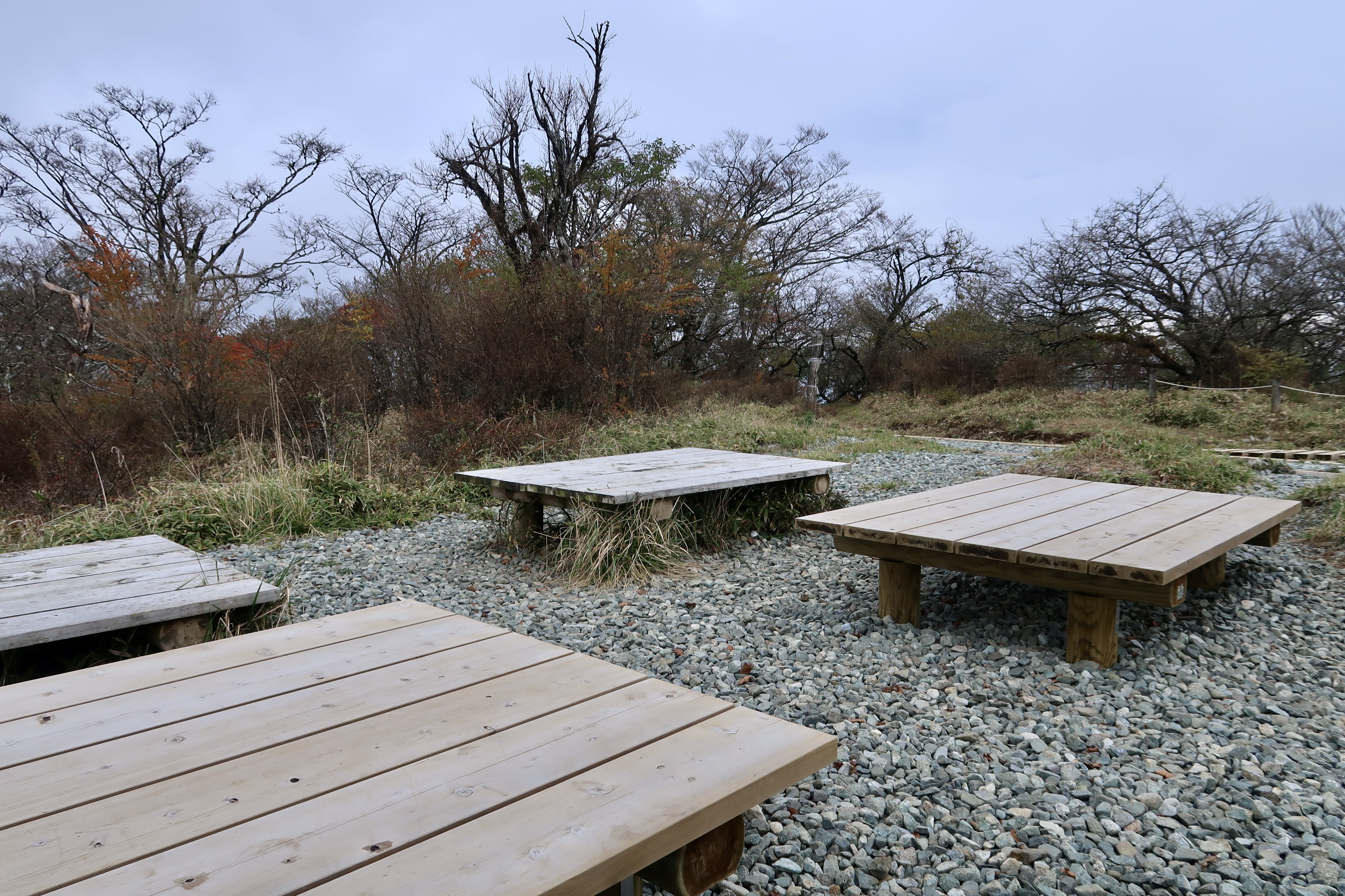 Resting area at Mt. Tanzawa