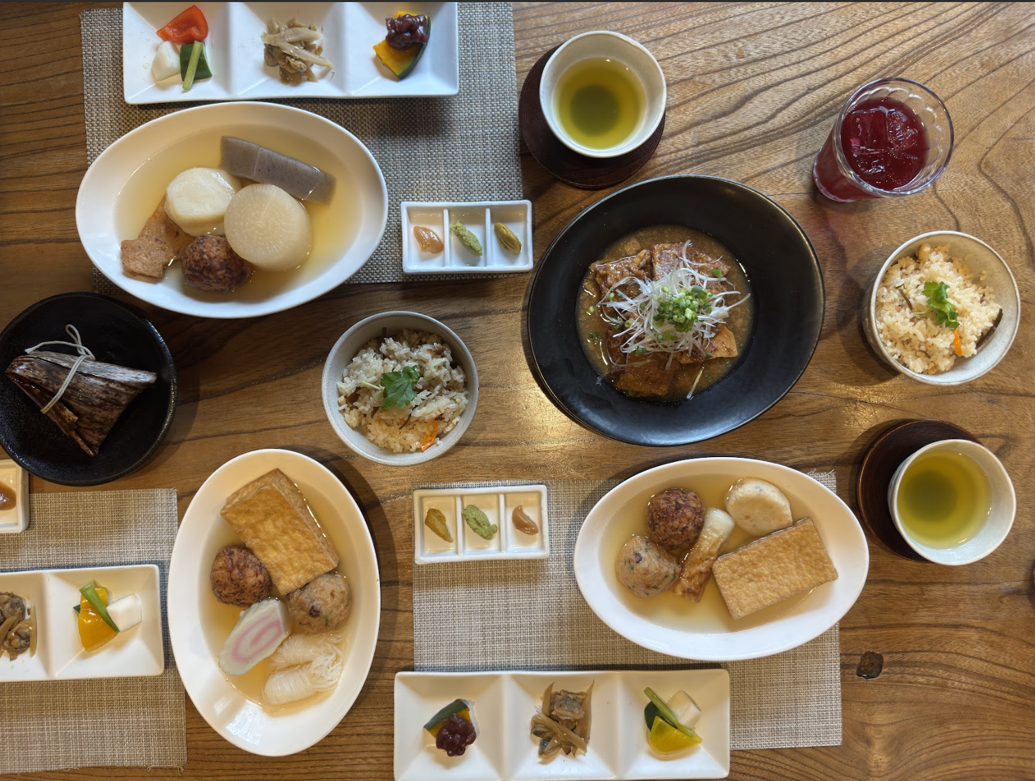 Odawara Oden Honten set meals