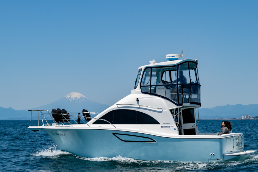 ¡Apertura del "Kanagawa Sea Ride", un servicio de transporte marítimo con base en la isla de Enoshima!