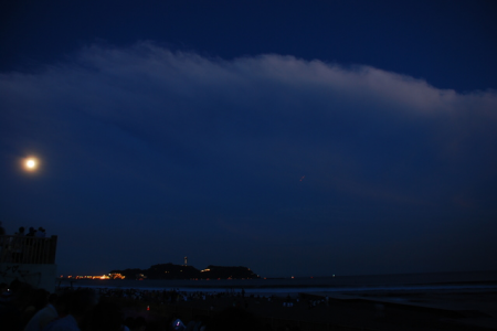 Viewing spot of &#039;Japan Hundred moon&#039; in Enoshima image
