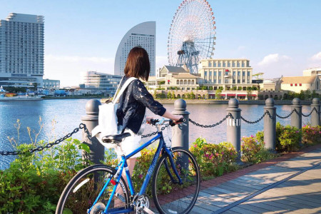 Circuit en vélo à Yokohama