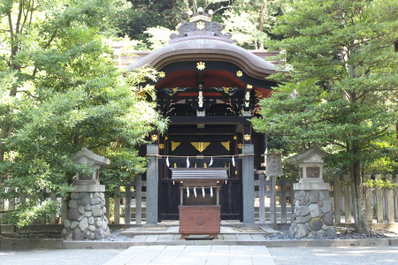 白旗神社（鹤冈八幡宫境内） image