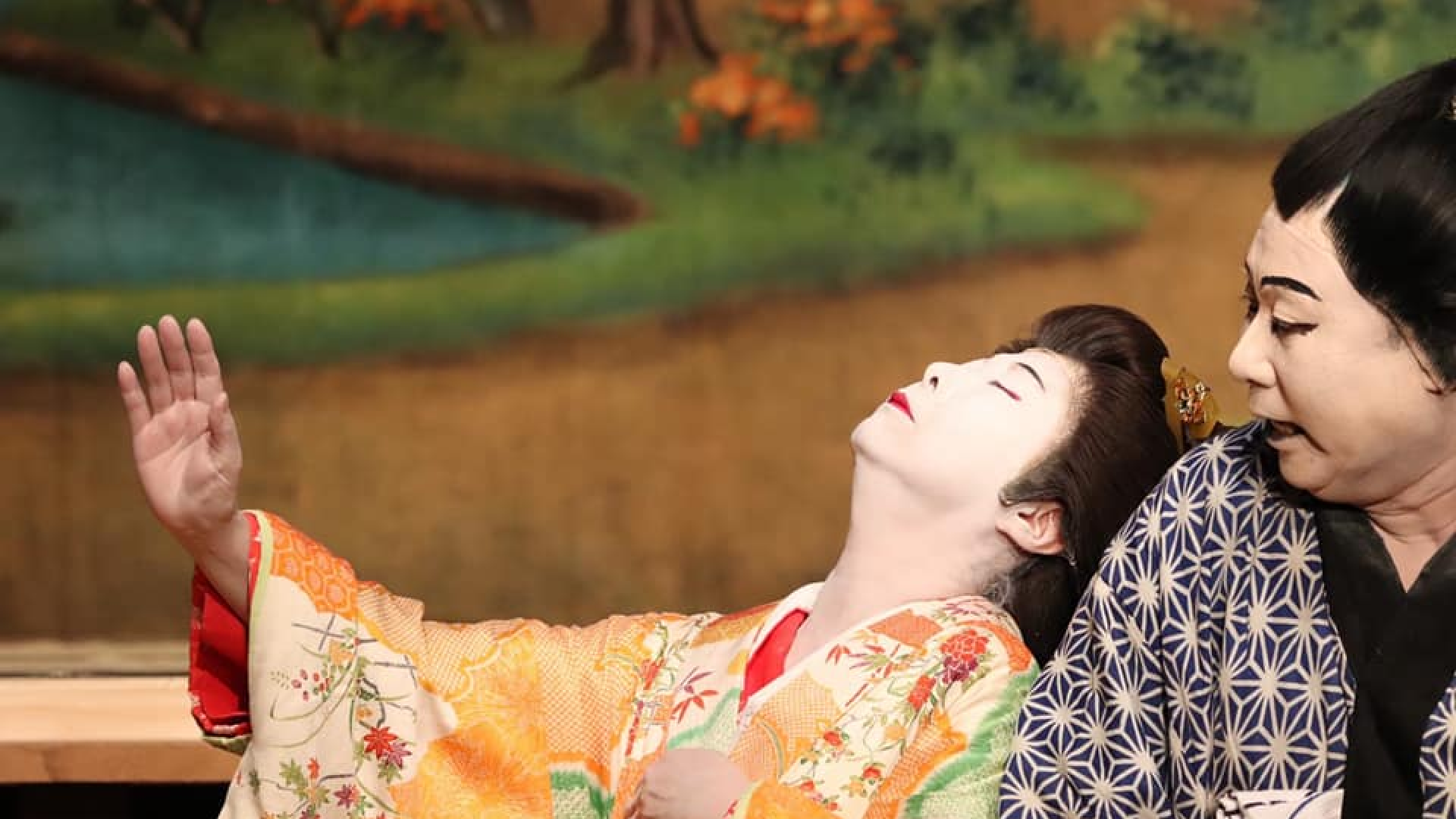 Représentation de Kabuki à Fujinomura 