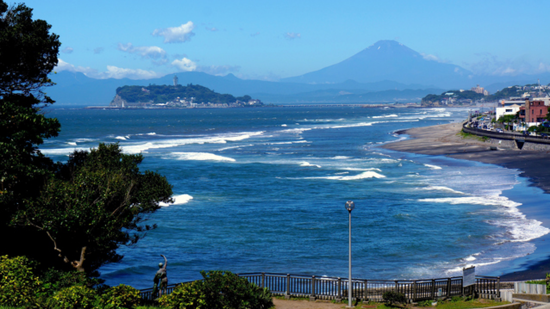 Parque marítimo de Kamakura Área de Yuhigahama