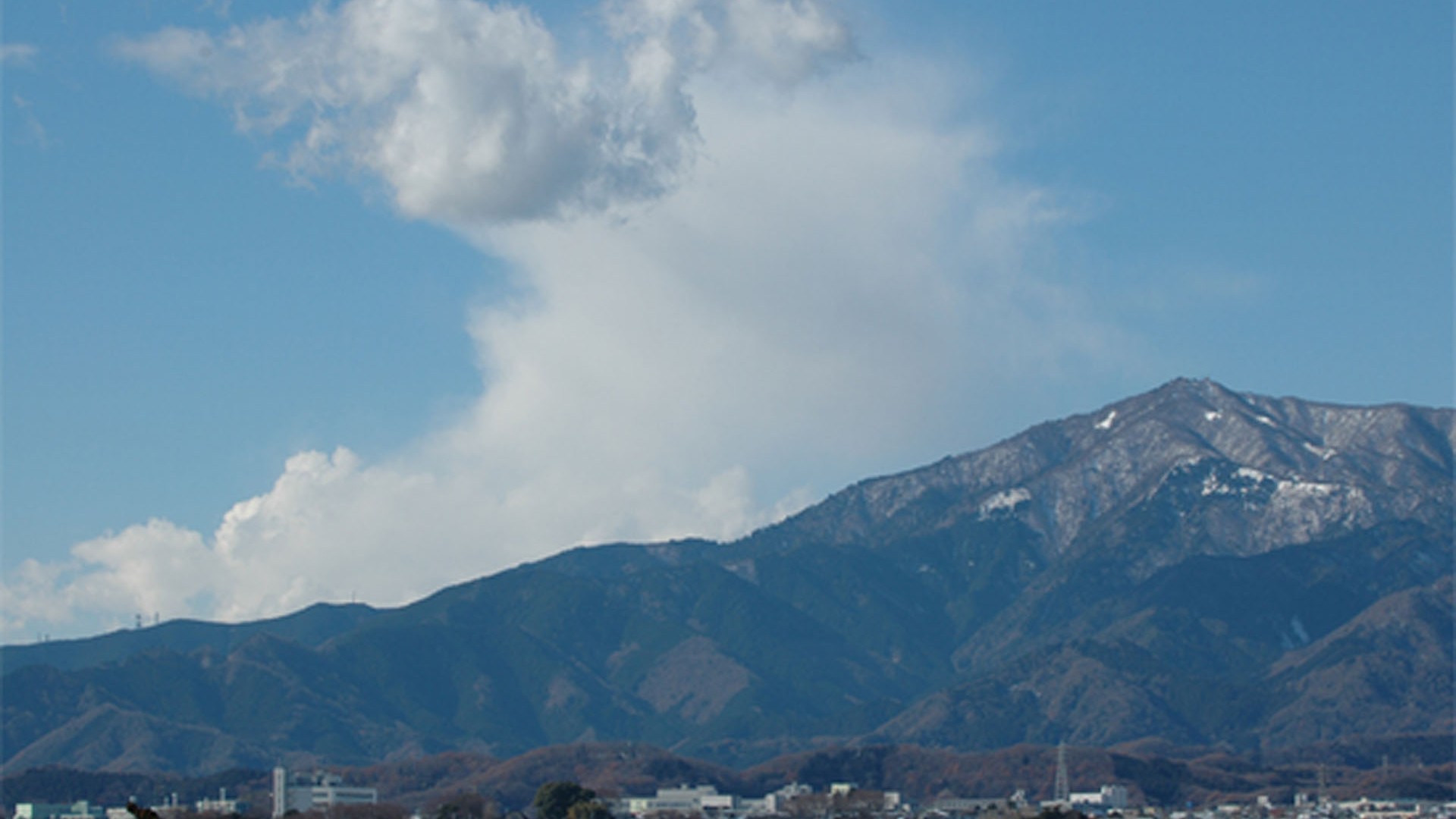 Mt. Fuji and Mt. Oyama