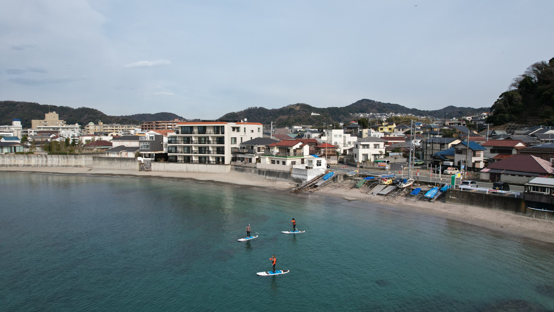 SUP at Hayama Ocean Sports