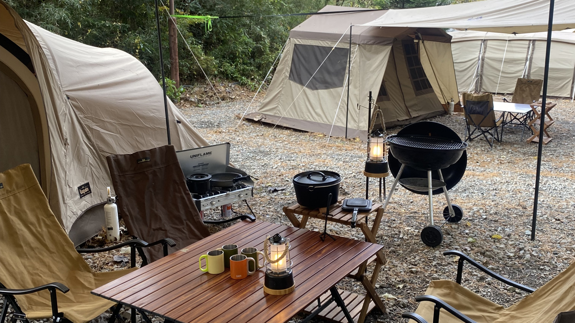 BBQ et camping aux Mori No Oto