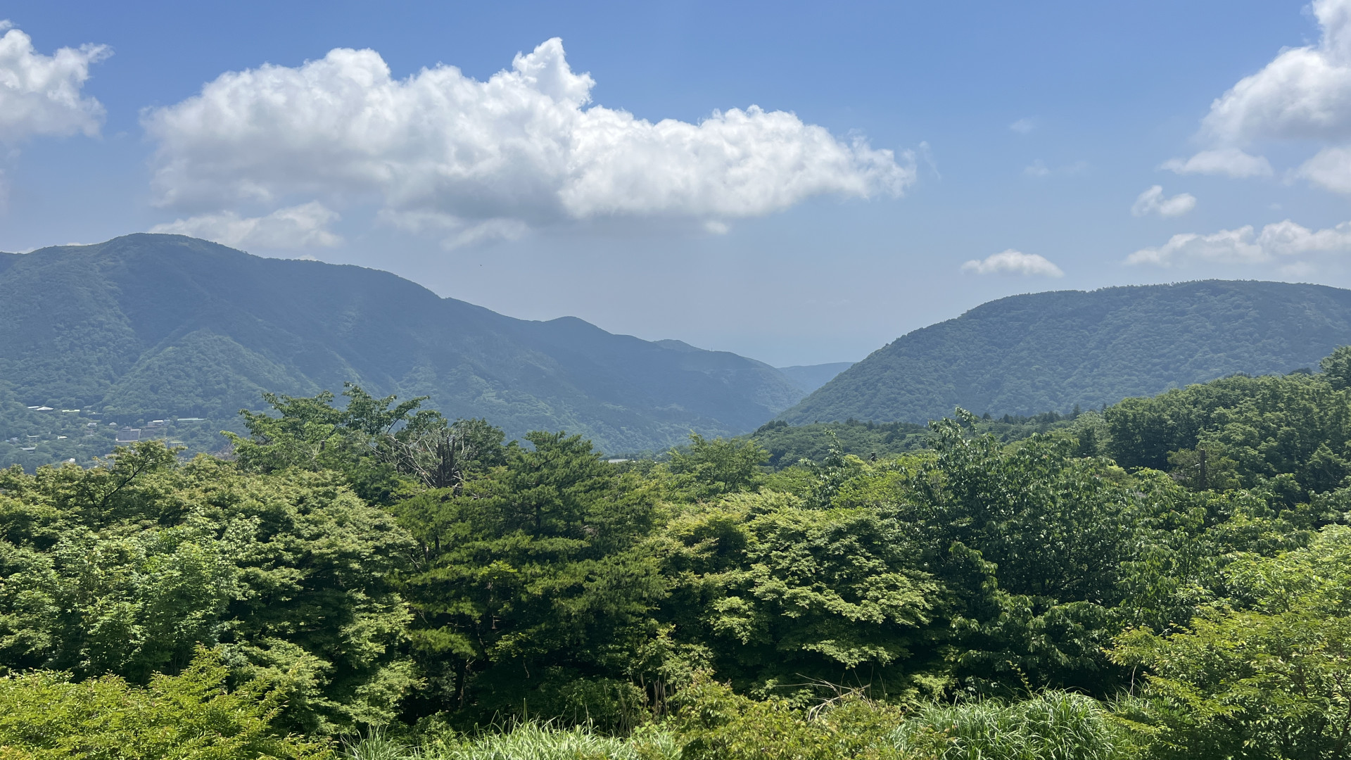 Le téléphérique d'Hakone