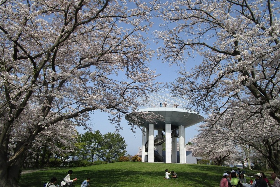 Plateforme d'observation du parc Nojima Koen