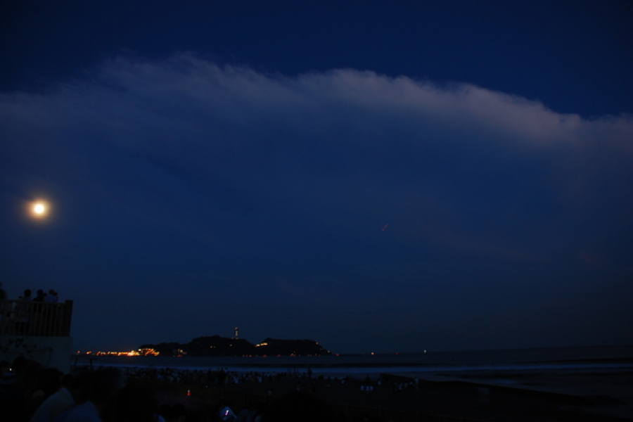 Punto de observación de la "Cien Lunas de Japón" en Enoshima