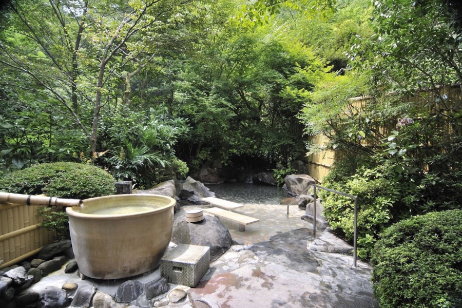 Onsen (Suối nước nóng) nhà trọ Motoyu ở Iiyama 