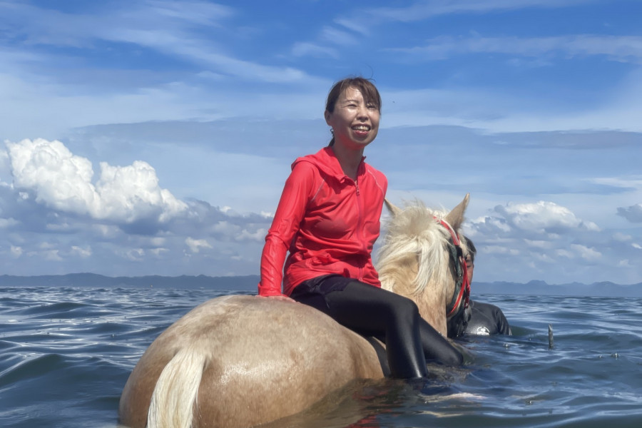 三浦海岸的騎馬農場