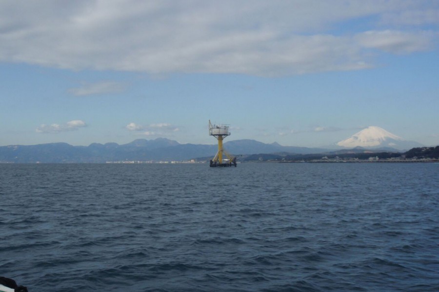 Torre de experimentación en alta mar de Hiratsuka (Alianza Oceánica de la Universidad de Tokio)