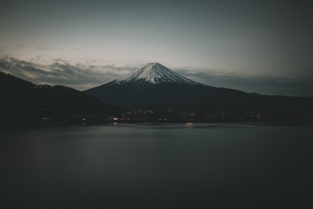 Vue sur le mont Fuji
