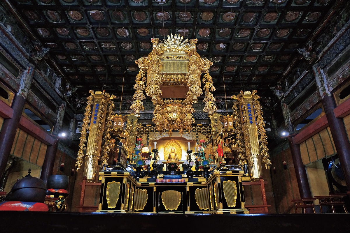 Le temple Komyo-ji (temple principal de la secte Jodo)